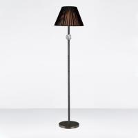 356-13335 Eva Floor Lamp Black Chrome-Crystal