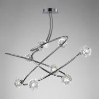 358-13337 Melato 8 Light Ceiling Light Polished Chrome