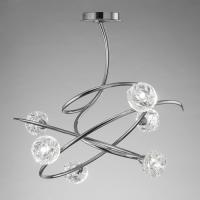 358-13338 Melato 6 Light Ceiling Light Polished Chrome