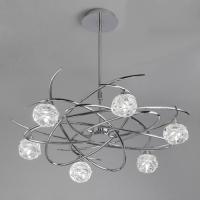 358-13339 Melato 6 Light Ceiling Light Polished Chrome