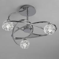 358-13342 Melato 3 Light Ceiling Light Polished Chrome