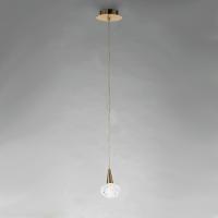 358-13347 Melato 1 Light Pendant Light French Gold