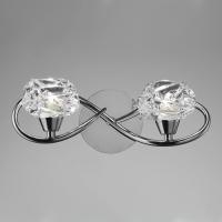 358-13348 Melato 2 Light Wall Light Polished Chrome