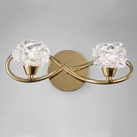 358-13349 Melato 2 Light Wall Light French Gold