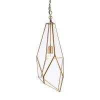 733-13505  Pendant Ceiling Light Antique Brass