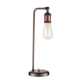 734-13540  Table Lamp Aged Pewter and Aged Copper 