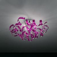 499-13691  LED Designer Modern Wall or Ceiling Light Glass and Polished Chrome