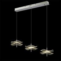 372-13808 Pinato 3 Light Linear Pendant Light Polished Chrome