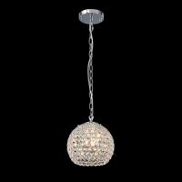 356-13812 Antonia 3 Light Pendant Light Polished Chrome and Crystal