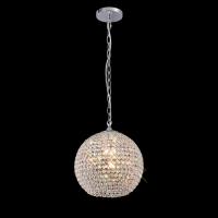 356-13814 Antonia 5 Light Pendant Light Polished Chrome and Crystal