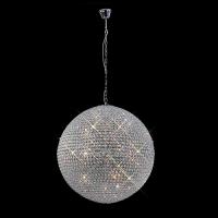 356-13818 Antonia 18 Light Pendant Light Polished Chrome and Crystal
