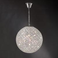 356-13822 Antonia 7 Light Pendant Light Polished Chrome and Crystal