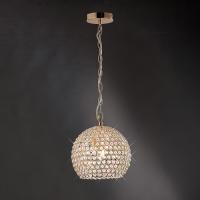 356-13825 Antonia 4 Light Pendant Light French Gold and Crystal