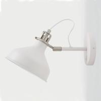372-13848 Barbini Wall Light Sand White and Satin Nickel