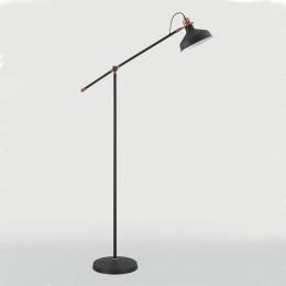 Floor Lamp Graphite and Copper 