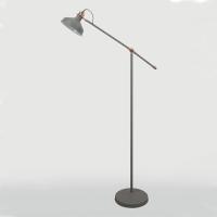 372-13854 Barbini Floor Lamp Sand White and Satin Nickel-dublicate