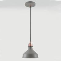 372-13857 Barbini Pendant Light Sand Grey and Copper