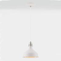 372-13858 Barbini Pendant Light Sand White and Satin Nickel