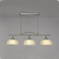 372-13865 Silva 3 Light Pendant Ceiling Light Satin Nickel