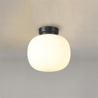 372-13882 Sardi Flush Ceiling or Wall Light Matt Black