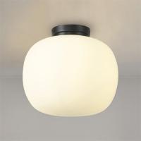 372-13883 Sardi Flush Ceiling or Wall Light Matt Black