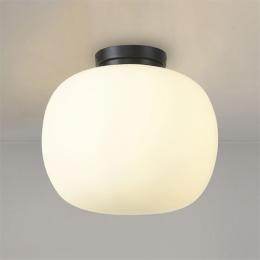 Flush Ceiling or Wall Light Matt Black 