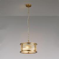 Giovanni GB665762BR  Lombardo 3 Light Ceiling Light Brass