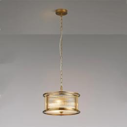 3 Light Ceiling Light Brass 