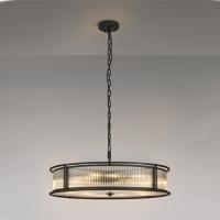 Giovanni GB665765BL  Lombardo 10 Light Ceiling Light Satin Black