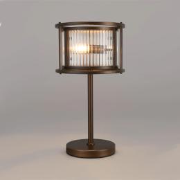 2 Light Table Lamp Bronze 