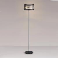 Giovanni GB666861BL  Lombardo 3 Light Floor Lamp Satin Black
