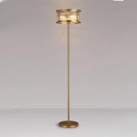 Giovanni GB666861BR  Lombardo 3 Light Floor Lamp Brass