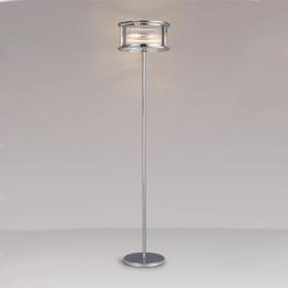 3 Light Floor Lamp Polished Chrome 