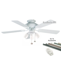207-239  42 inch Mayfair Combi Ceiling Fan Gloss White