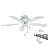 Fantasia 111825 Mayfair 42 inch Mayfair Combi Ceiling Fan Gloss White