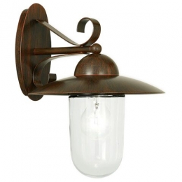 163-2756  LED Outdoor Wall Light Antique Brown 