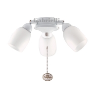 207-282  Amorie Ceiling Fan Light Gloss White