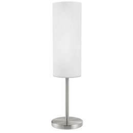 LED Table Lamp Nickel Frosted 
