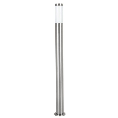 Outdoor Post Lamp Nickel Frosted