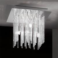 211-3104 Coppola LED 4 Light Ceiling Light Polished Chrome