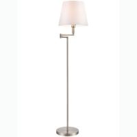 211-3235  LED Swing Arm Floor Lamp Satin Nickel