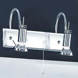 211-3325 Scarpelli LED Bathroom Spotlight Chrome and Mirror 