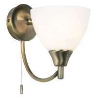 734-3367 Alberto LED 1 Light Wall Light Antique Brass