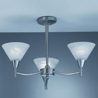 211-3425 Gisela LED 3 Light Ceiling Light Satin Nickel