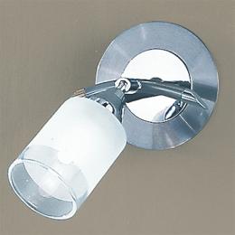 212-3510 Carlucci LED 1 Light Wall Light Chrome and Satin Nickel 