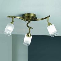 212-3539 Carlucci LED 3 Light Ceiling Light Satin Bronze