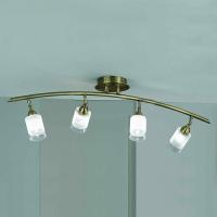 212-3541 Carlucci LED 4 Light Ceiling light Satin Bronze