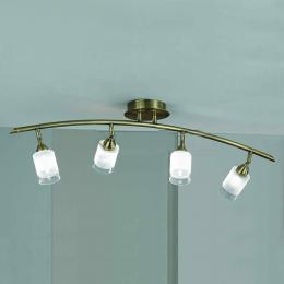 212-3541 Carlucci LED 4 Light Ceiling light Satin Bronze 