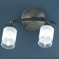 212-3544 Carlucci LED 2 Light Wall Light Satin Bronze