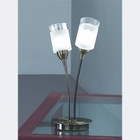 212-3548 Carlucci LED 2 Light Table Lamp Satin Bronze